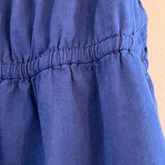 Primary Reversible Royal Blue / Sky Blue Girls Dress - Picture 6 of 7